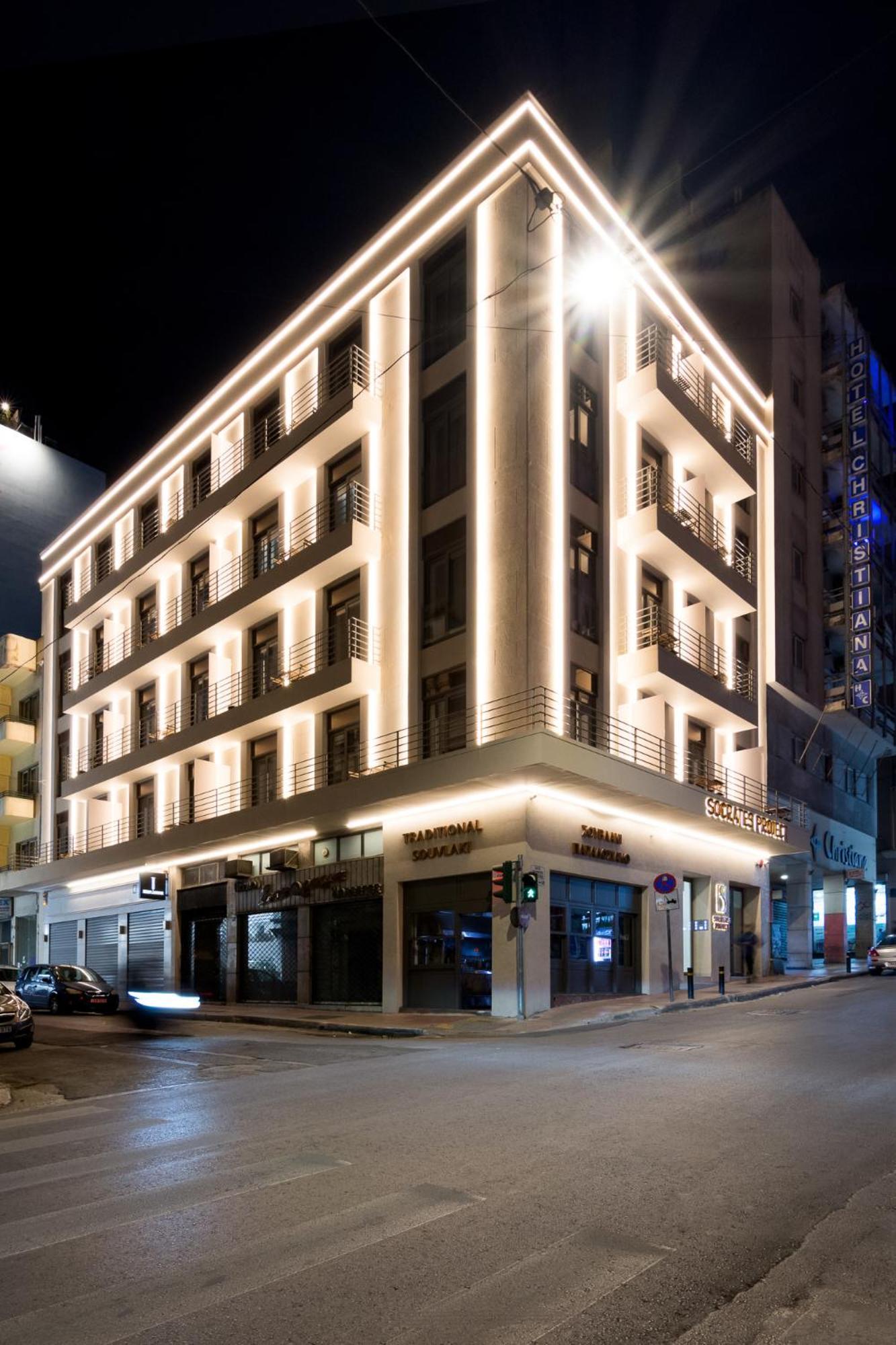 אתונה Socrates Fully Equipped Apartments With Unique Design מראה חיצוני תמונה