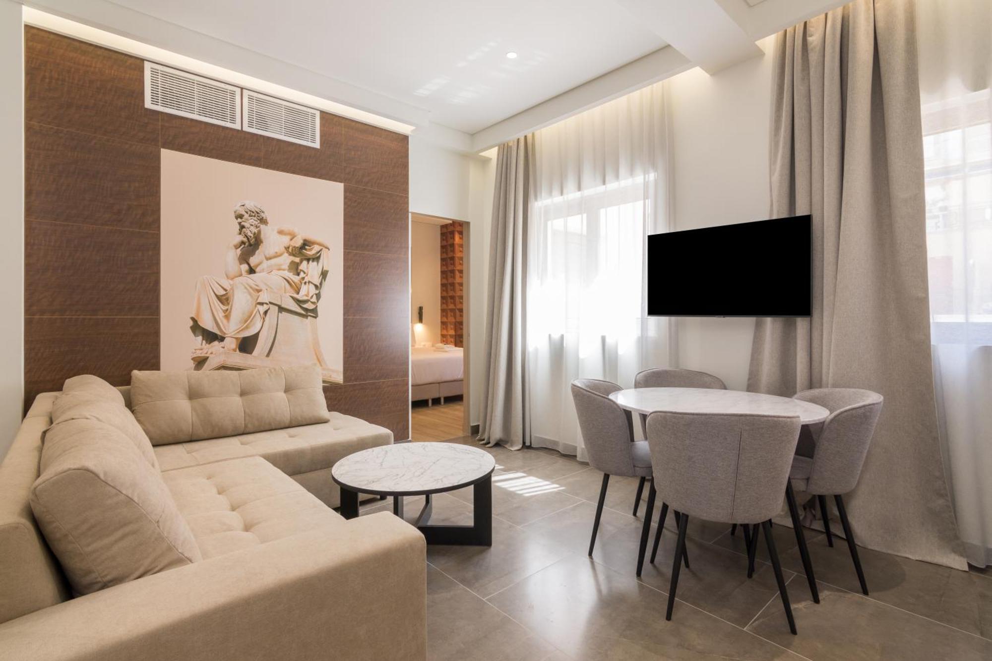 אתונה Socrates Fully Equipped Apartments With Unique Design מראה חיצוני תמונה